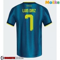 Moške Nogometnih dresov Kolumbija Luis Diaz #7 Gostujoči SP 2026 Kratki rokavi